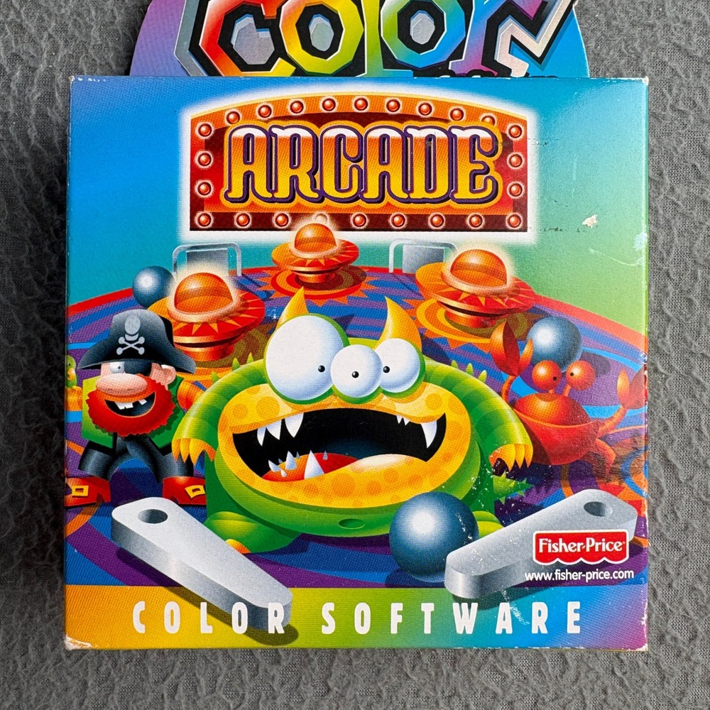 Fisher-Price Pixter Color Software Arcade Game Cartridge New B8005